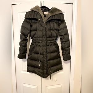 Women’s winter long puffer jacket